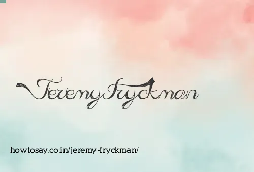 Jeremy Fryckman