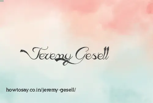 Jeremy Gesell
