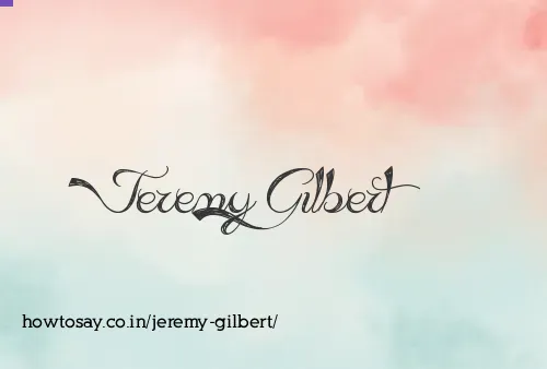 Jeremy Gilbert