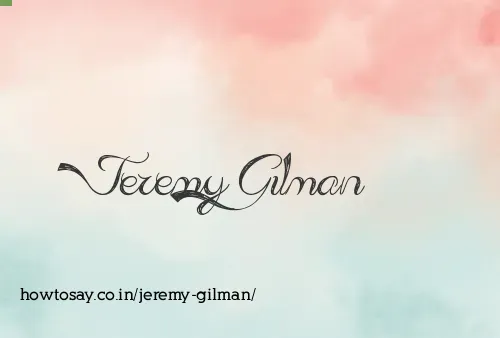 Jeremy Gilman