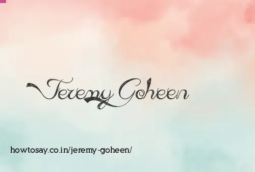 Jeremy Goheen