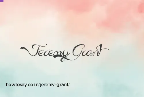 Jeremy Grant