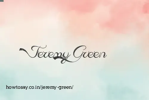 Jeremy Green