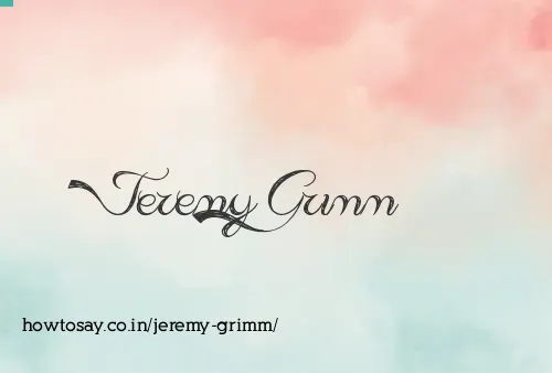 Jeremy Grimm