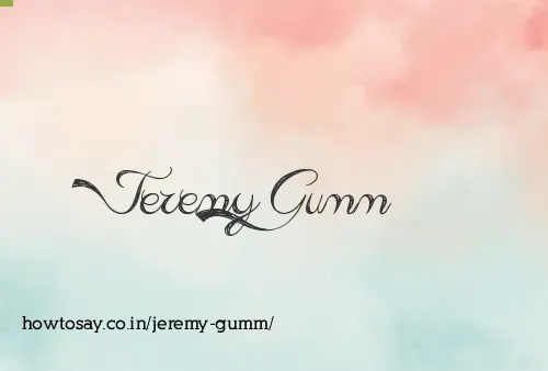 Jeremy Gumm