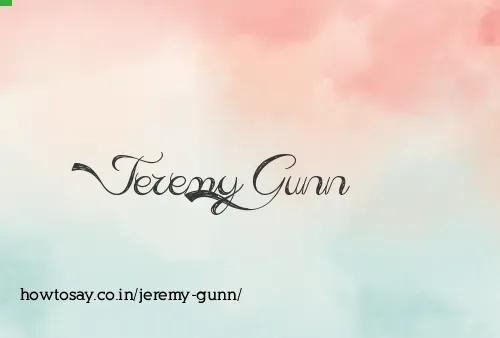 Jeremy Gunn