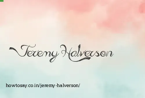 Jeremy Halverson