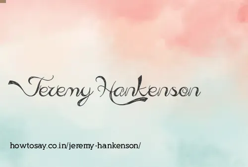 Jeremy Hankenson