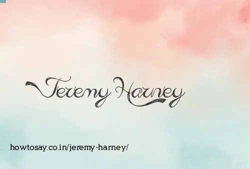 Jeremy Harney