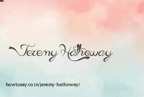 Jeremy Hathoway