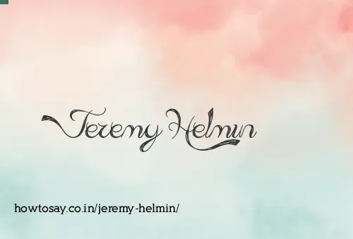 Jeremy Helmin