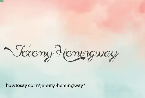 Jeremy Hemingway