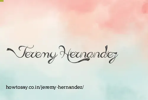 Jeremy Hernandez