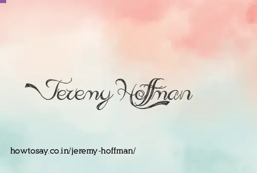 Jeremy Hoffman