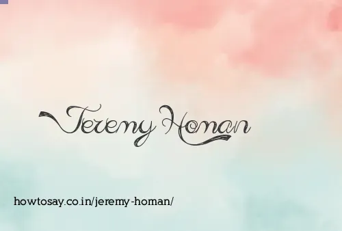 Jeremy Homan