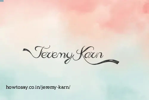 Jeremy Karn