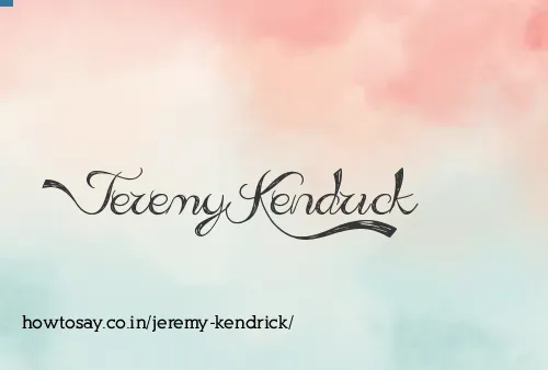 Jeremy Kendrick