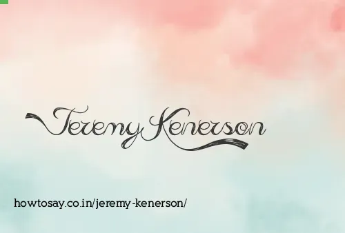 Jeremy Kenerson