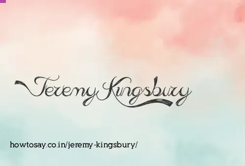 Jeremy Kingsbury