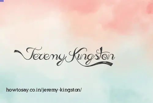 Jeremy Kingston