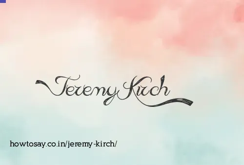 Jeremy Kirch
