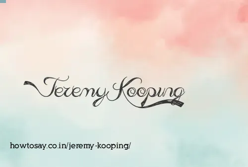 Jeremy Kooping