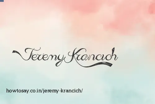 Jeremy Krancich