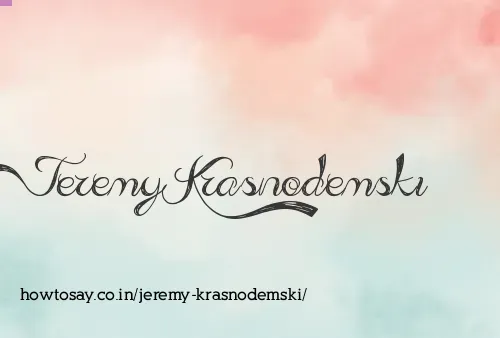 Jeremy Krasnodemski