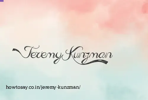 Jeremy Kunzman