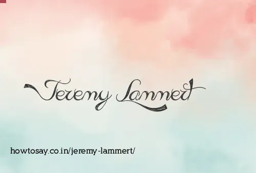 Jeremy Lammert