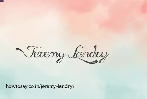 Jeremy Landry