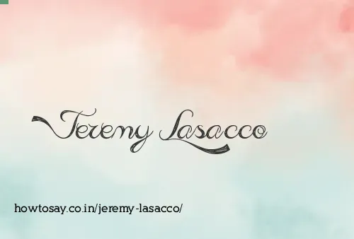 Jeremy Lasacco