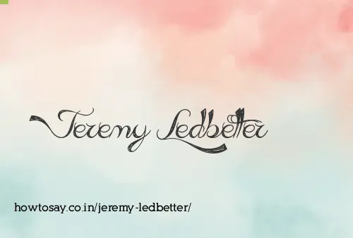 Jeremy Ledbetter
