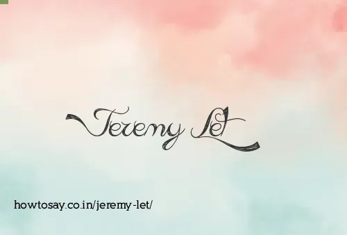 Jeremy Let