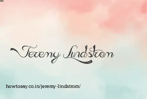 Jeremy Lindstrom