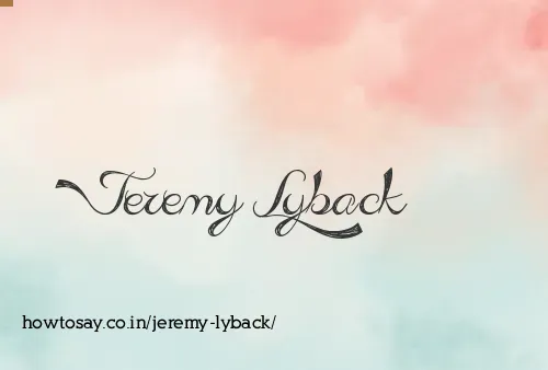Jeremy Lyback