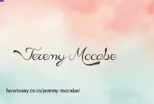 Jeremy Mccabe