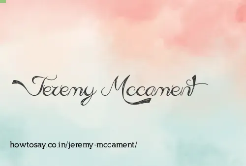 Jeremy Mccament