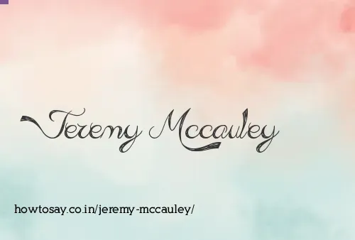 Jeremy Mccauley