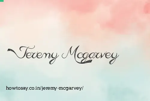 Jeremy Mcgarvey