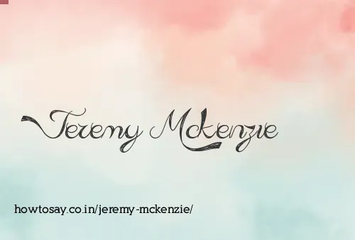 Jeremy Mckenzie
