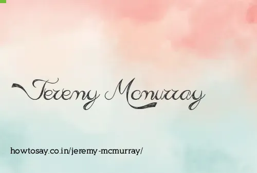 Jeremy Mcmurray