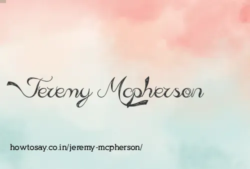 Jeremy Mcpherson