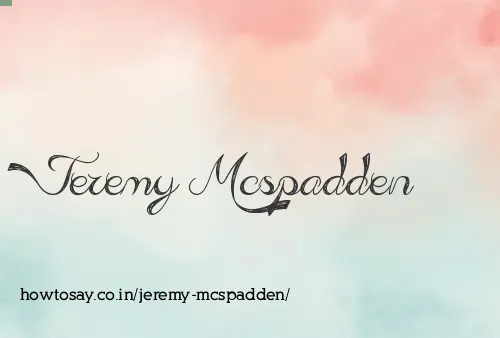 Jeremy Mcspadden