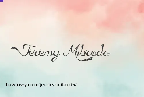 Jeremy Mibroda