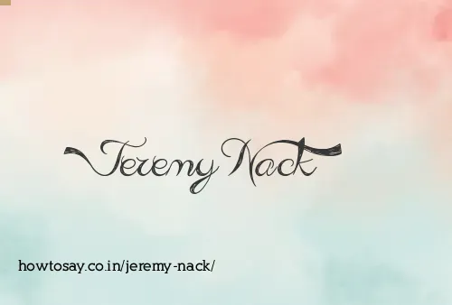 Jeremy Nack