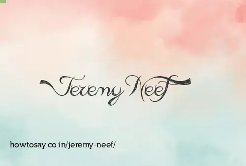 Jeremy Neef