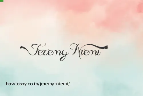 Jeremy Niemi