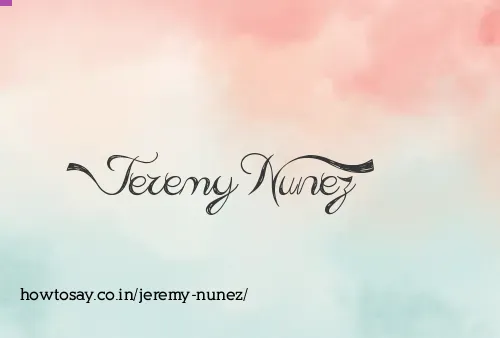Jeremy Nunez