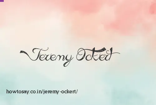Jeremy Ockert